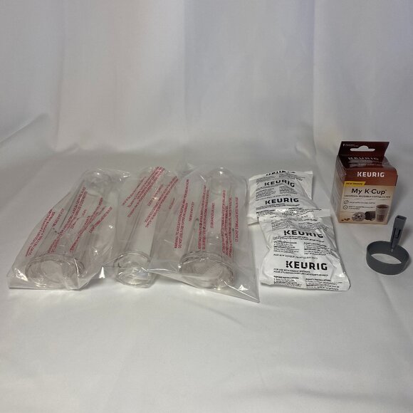 Keurig K Supreme Plus Reusable My K-Cup Filter, Filter Holder, Filter 7 Pcs New - Picture 1 of 9